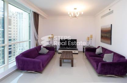 Apartment - 2 - 3 for rent in West Bay Tower - West Bay - West Bay - Doha