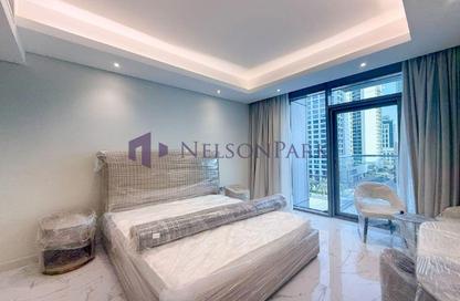 Apartment - 2 Bedrooms - 3 Bathrooms for rent in Lusail Marina Heights - Marina District - Lusail