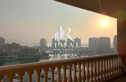 Apartment - 2 Bedrooms - 3 Bathrooms for rent in East Porto Drive - Porto Arabia - The Pearl Island - Doha