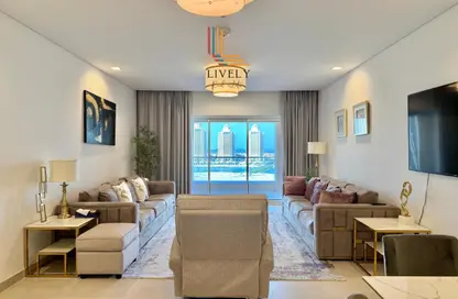 Apartment - 1 Bedroom - 2 Bathrooms for rent in Tower 27 - Viva Bahriyah - The Pearl Island - Doha