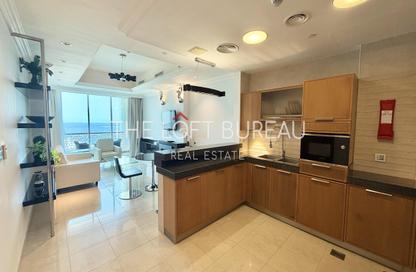 Penthouse - 2 Bedrooms - 3 Bathrooms for rent in Viva East - Viva Bahriyah - The Pearl Island - Doha