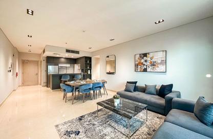 Apartment - 2 Bedrooms - 3 Bathrooms for rent in Lusail Marina Heights - Marina District - Lusail