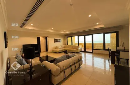 شقة - 2 غرف نوم - 3 حمامات للايجار في طريق بورتو الشرقي - بورتو أرابيا - جزيرة اللؤلؤة - الدوحة