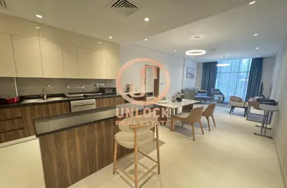 شقة - غرفة نوم - 2 حمامات للايجار في البلاج الأوسط - البلاج - جزيرة اللؤلؤة - الدوحة