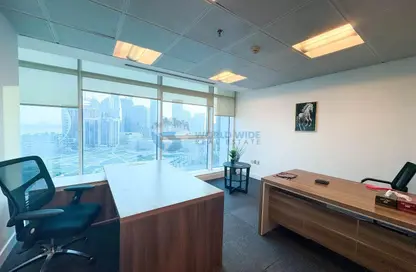 Office Space - Studio - 3 Bathrooms for rent in Al Jazeera Tower - West Bay - West Bay - Doha
