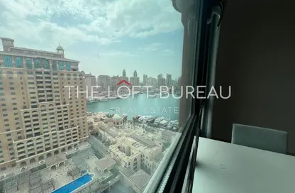 Apartment - 1 Bedroom - 2 Bathrooms for rent in East Porto Drive - Porto Arabia - The Pearl Island - Doha