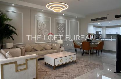 Apartment - 1 - 1 for rent in Lusail Marina Heights - Marina District - Lusail