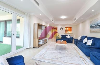Apartment - 2 Bedrooms - 3 Bathrooms for rent in East Porto Drive - Porto Arabia - The Pearl Island - Doha