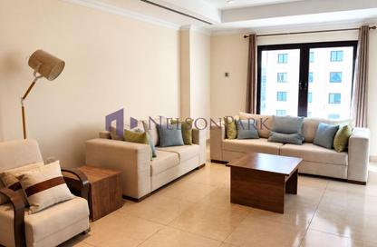 Apartment - 1 Bedroom - 2 Bathrooms for rent in Porto Arabia Townhouses - Porto Arabia - The Pearl Island - Doha