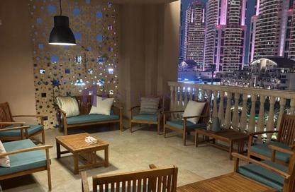Apartment - 1 Bedroom - 2 Bathrooms for rent in Tower 9 - Porto Arabia - The Pearl Island - Doha