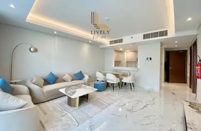 شقة - غرفة نوم - 2 حمامات للايجار في مرتفعات مارينا لوسيل - منطقة المارينا - الوسيل