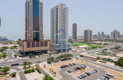 Apartment - 2 - 2 for rent in Lusail Marina Heights - Marina District - Lusail