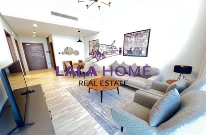 Apartment - 1 Bedroom - 2 Bathrooms for rent in Lusail Marina Heights - Marina District - Lusail Apartment - 1 Bedroom - 2 Bathrooms for rent in Lusail Marina Heights - Marina District - Lusail