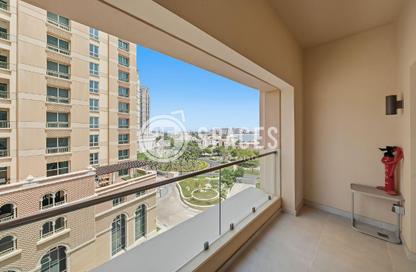 Apartment - Studio - 1 Bathroom for rent in Al Mutahidah Tower - Viva Bahriyah - The Pearl Island - Doha
