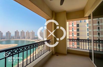 Apartment - 2 Bedrooms - 3 Bathrooms for rent in Viva Central - Viva Bahriyah - The Pearl Island - Doha