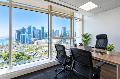Office Space - Studio - 5 for rent in Al Jazeera Tower - West Bay - West Bay - Doha