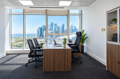 Office Space - Studio - 5 for rent in Al Jazeera Tower - West Bay - West Bay - Doha