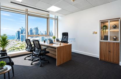 Office Space - Studio - 5 for rent in Al Jazeera Tower - West Bay - West Bay - Doha