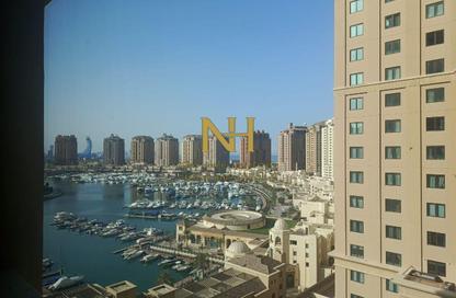 Apartment - 1 Bedroom - 2 Bathrooms for rent in East Porto Drive - Porto Arabia - The Pearl Island - Doha