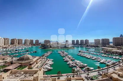 شقة - 1 حمام للايجار في طريق بورتو الشرقي - بورتو أرابيا - جزيرة اللؤلؤة - الدوحة