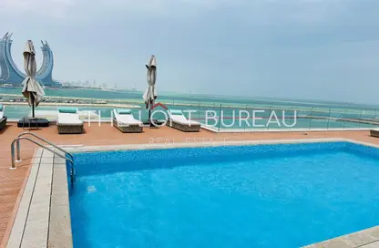 دوبلكس - 4 غرف نوم - 6 حمامات للبيع في كريستال ريزيدنس - جزيرة جيوان - جزيرة اللؤلؤة - الدوحة