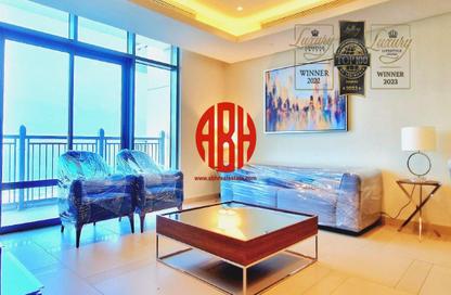 Apartment - 2 - 3 for rent in Abraj Bay - Abraj Quartiers - The Pearl Island - Doha