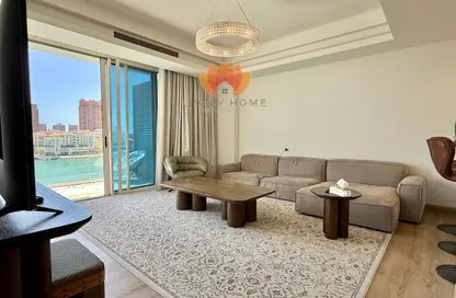 Apartment - 1 Bedroom - 2 Bathrooms for rent in Crystal Residence - Gewan Island - The Pearl Island - Doha