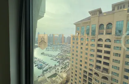 Apartment - 1 Bedroom - 2 Bathrooms for rent in West Porto Drive - Porto Arabia - The Pearl Island - Doha