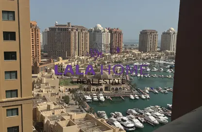 شقة - 3 غرف نوم - 5 حمامات للايجار في بوابة المارينا - بورتو أرابيا - جزيرة اللؤلؤة - الدوحة