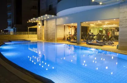 Apartment - 2 Bedrooms - 2 Bathrooms for rent in Marina Residences 195 - Marina District - Lusail