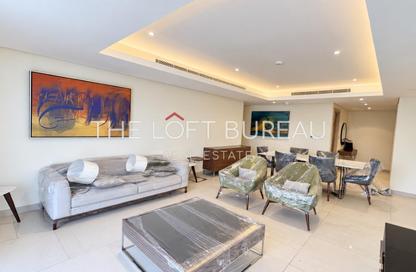 Apartment - 2 - 3 for rent in Tower 1 - Abraj Quartiers - The Pearl Island - Doha