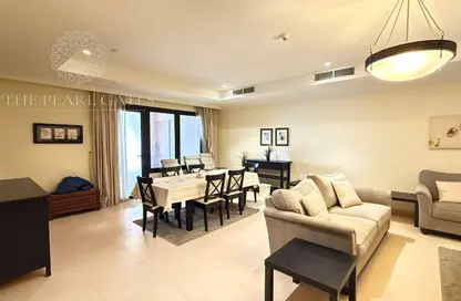 Apartment - 2 Bedrooms - 3 Bathrooms for rent in East Porto Drive - Porto Arabia - The Pearl Island - Doha