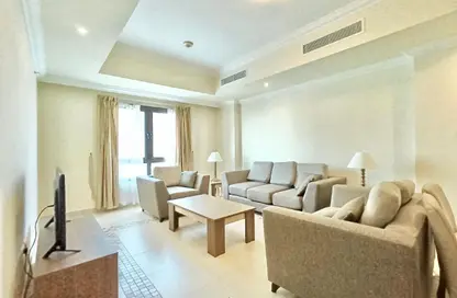 شقة - غرفة نوم - 1 حمام للايجار في طريق بورتو الشرقي - بورتو أرابيا - جزيرة اللؤلؤة - الدوحة