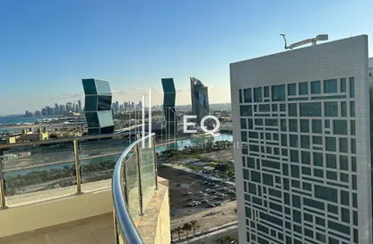 شقة - 2 غرف نوم - 3 حمامات للايجار في برج مارينا 21 - منطقة المارينا - الوسيل