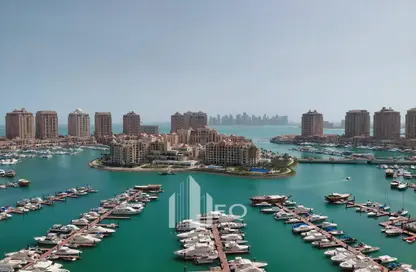 Apartment - 2 Bedrooms - 3 Bathrooms for rent in East Porto Drive - Porto Arabia - The Pearl Island - Doha