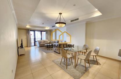Apartment - 1 Bedroom - 2 Bathrooms for rent in West Porto Drive - Porto Arabia - The Pearl Island - Doha