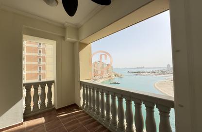 Apartment - Studio - 1 Bathroom for rent in Viva West - Viva Bahriyah - The Pearl Island - Doha