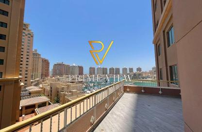 Apartment - 1 Bedroom - 2 Bathrooms for rent in East Porto Drive - Porto Arabia - The Pearl Island - Doha