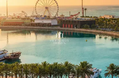 شقة - غرفة نوم - 2 حمامات للايجار في برج مارينا 23 - منطقة المارينا - الوسيل