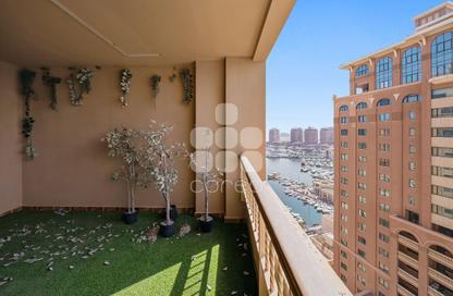 Apartment - 1 - 2 for rent in East Porto Drive - Porto Arabia - The Pearl Island - Doha