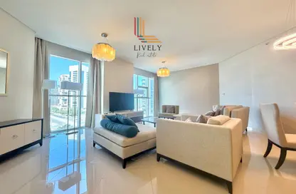 شقة - غرفة نوم - 2 حمامات للايجار في برج مارينا 23 - منطقة المارينا - الوسيل