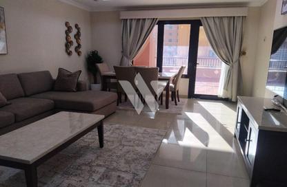 Apartment - 1 Bedroom - 2 Bathrooms for rent in East Porto Drive - Porto Arabia - The Pearl Island - Doha