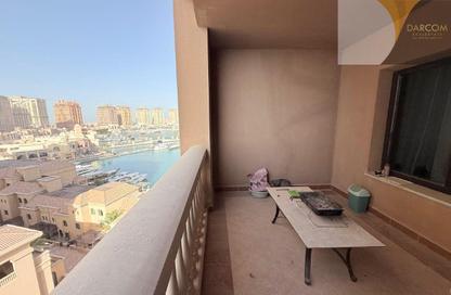 Apartment - 1 Bedroom - 2 Bathrooms for rent in East Porto Drive - Porto Arabia - The Pearl Island - Doha