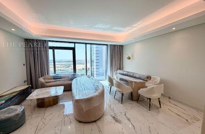 Apartment - 2 Bedrooms - 3 Bathrooms for rent in Lusail Residence - Marina District - Lusail