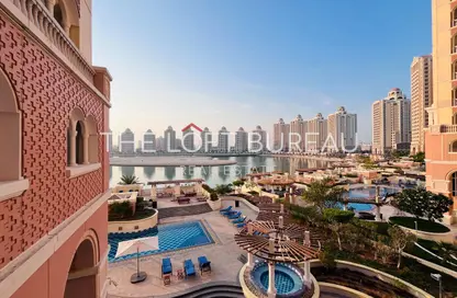 Apartment - Studio - 1 Bathroom for rent in Viva East - Viva Bahriyah - The Pearl Island - Doha