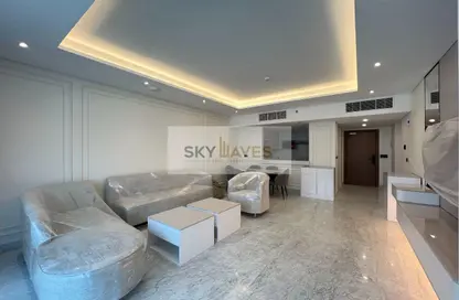 Apartment - 2 Bedrooms - 3 Bathrooms for rent in Lusail Marina Heights - Marina District - Lusail