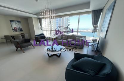 Apartment - 1 Bedroom - 2 Bathrooms for rent in Lusail Marina Heights - Marina District - Lusail