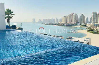 Apartment - Studio - 1 Bathroom for rent in La Plage South - La Plage - The Pearl Island - Doha