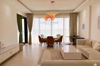 Apartment - 1 Bedroom - 2 Bathrooms for rent in C View Residence - Marina District - Lusail