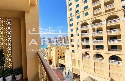 Apartment - 1 - 2 for rent in Tower 24 - Porto Arabia - The Pearl Island - Doha